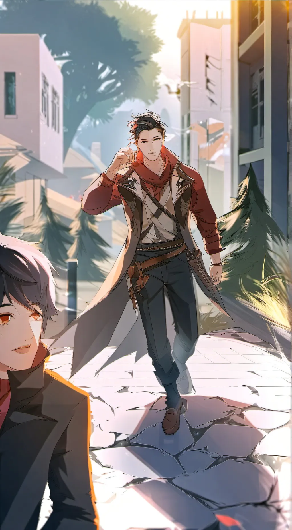 ai character: Kevin  background