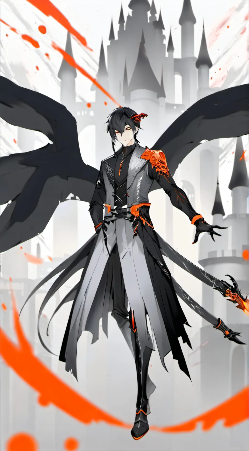 ai character: titan claymore background