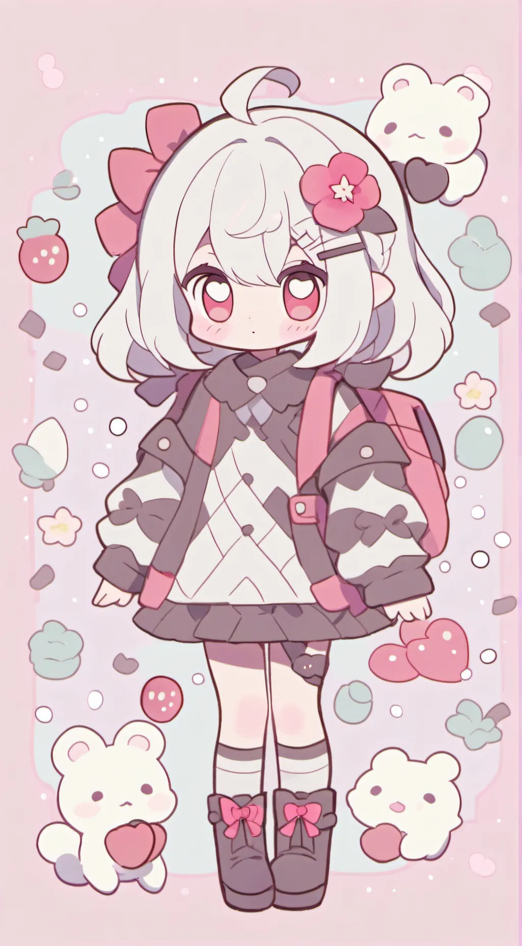 ai character: Софа background