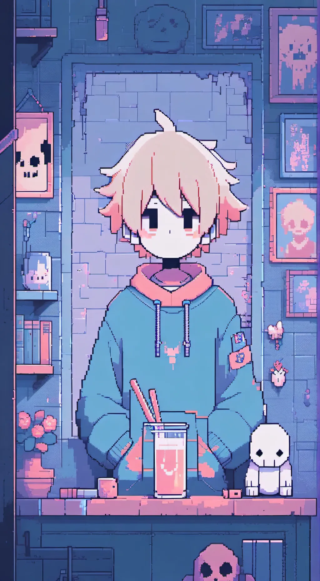 ai character: do I deserve this? background