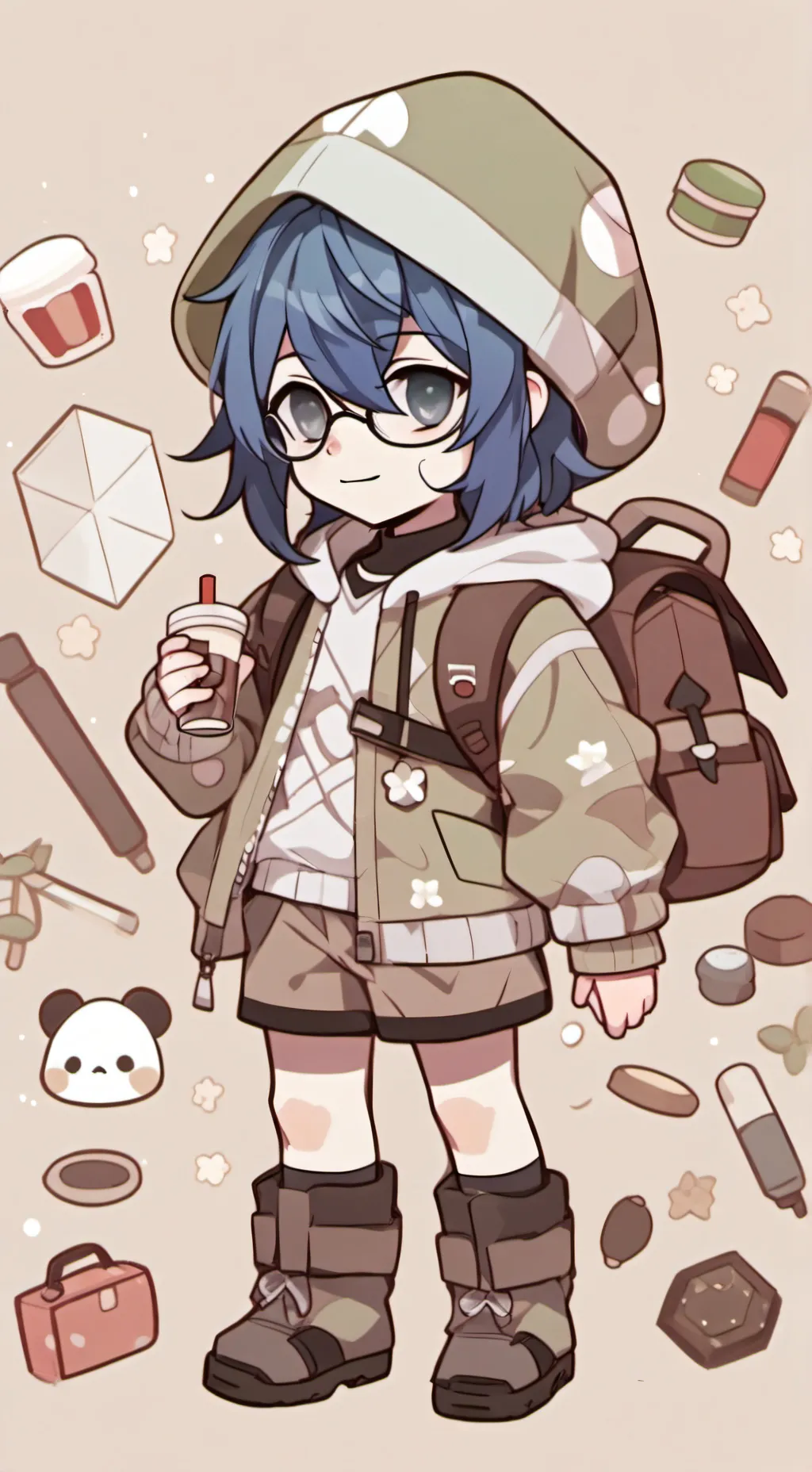 ai character: tu novio chino background