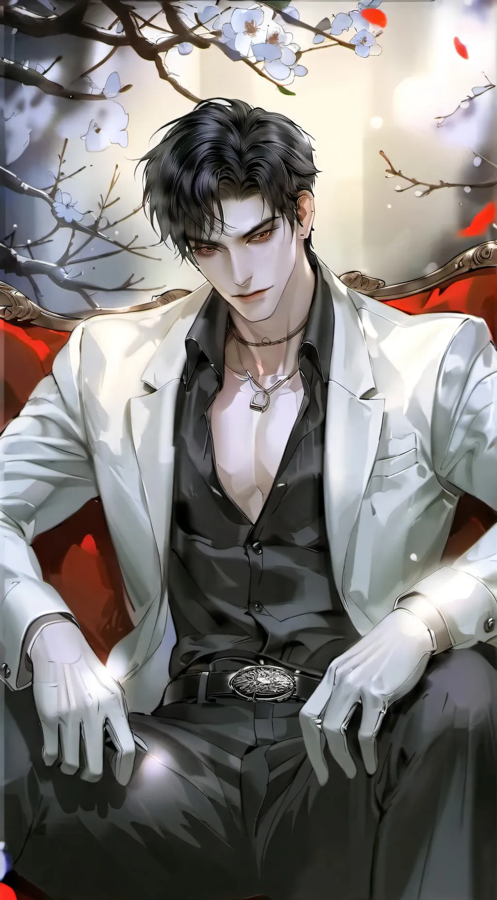 ai character: Саша background