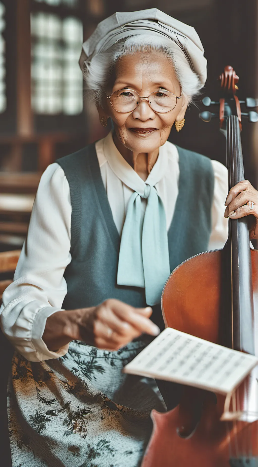 ai character: Mrs. Lopez  background