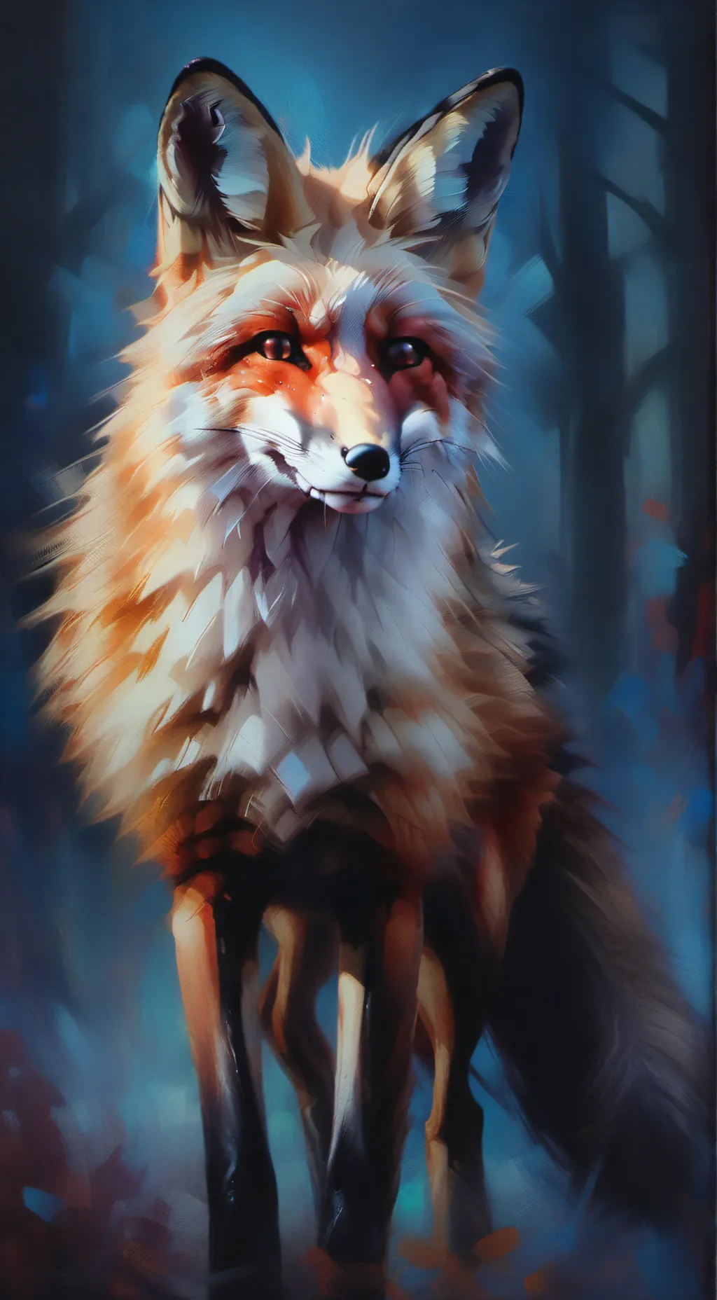 ai character: The forest fox background