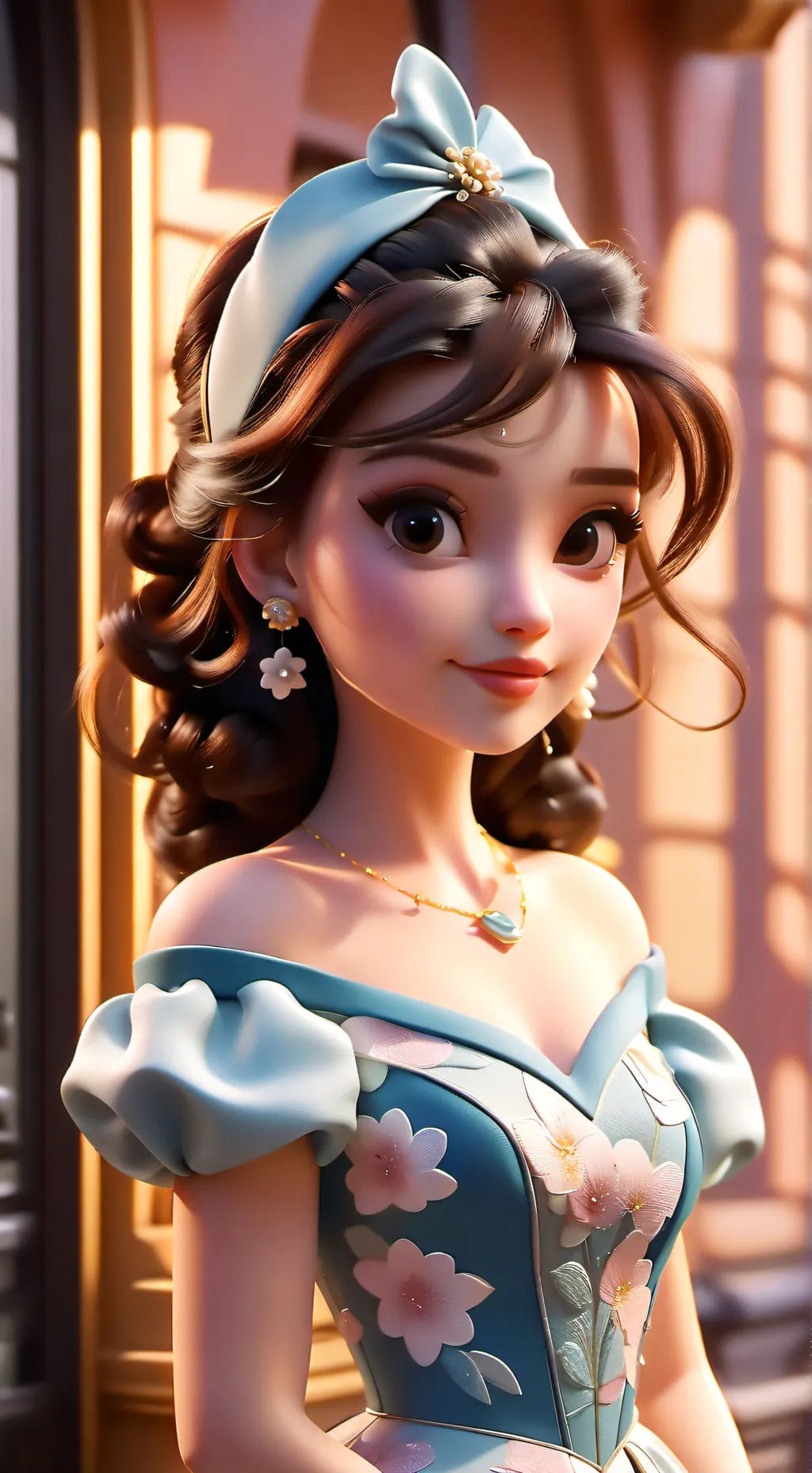 ai character: Bell background