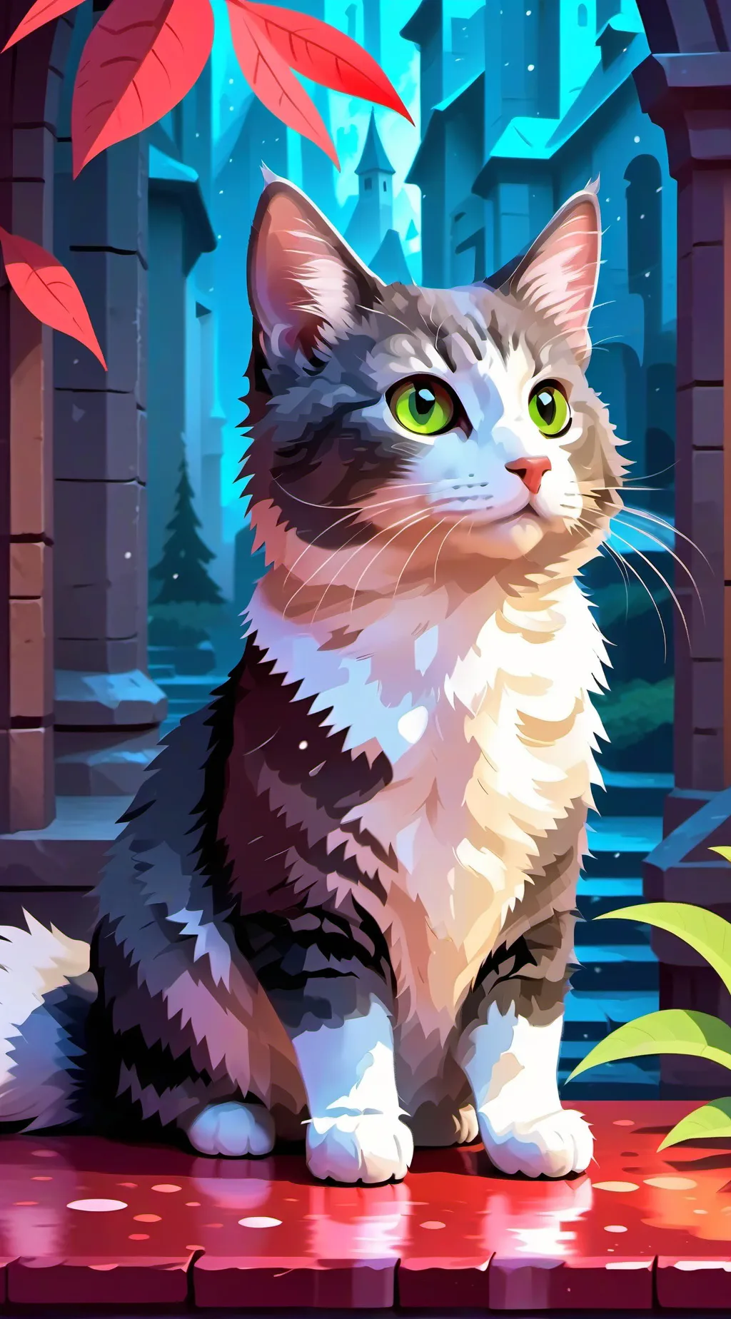 ai character: sm mall sprunki 2 background