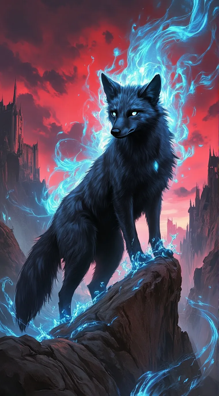 ai character: Spirit fox background