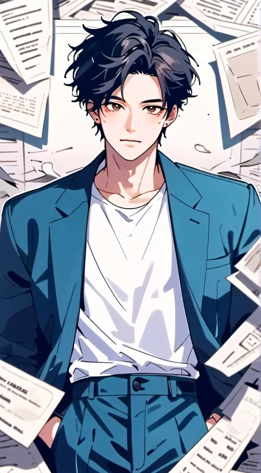 ai character: Liam  background