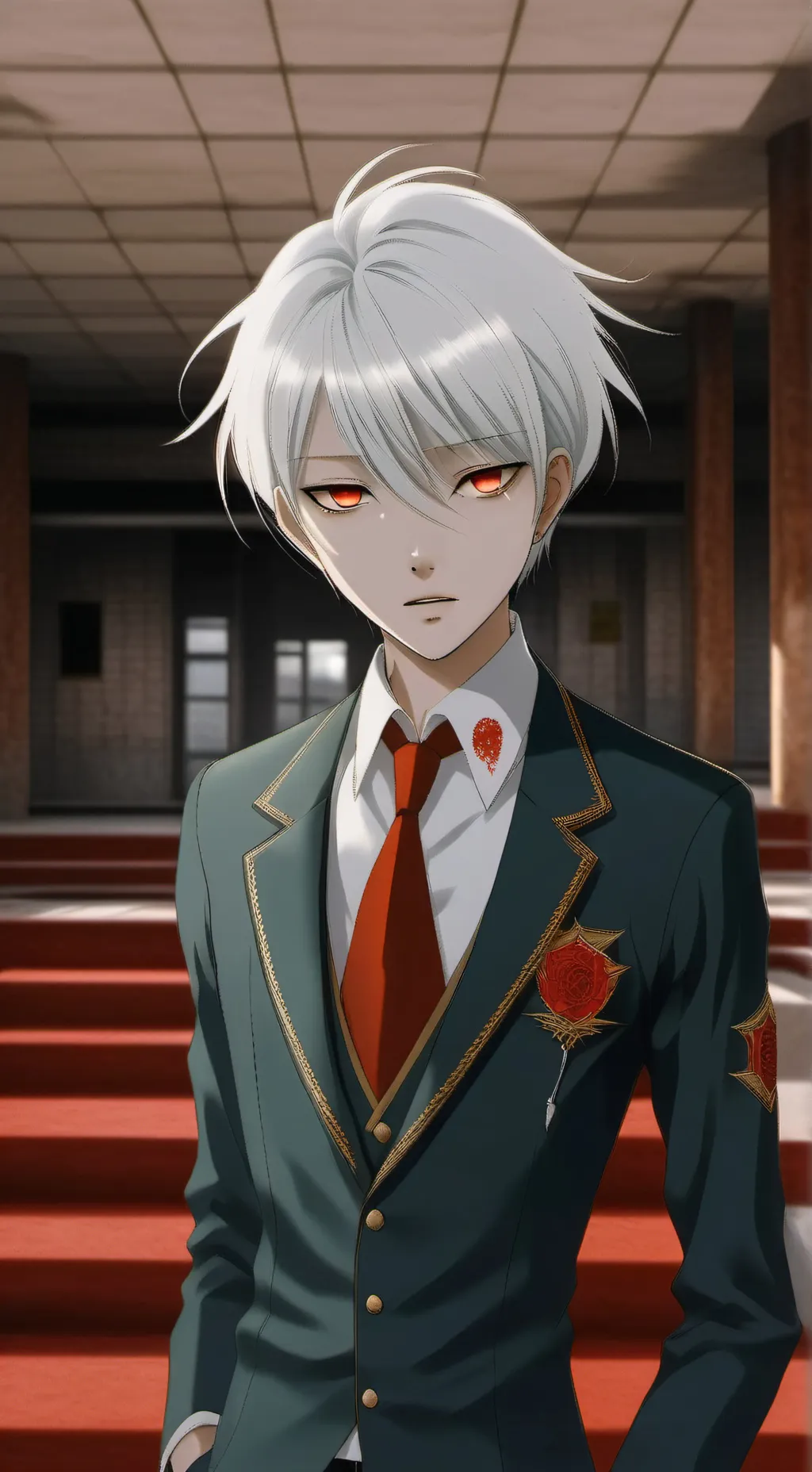 ai character: Shirayuki-kun background