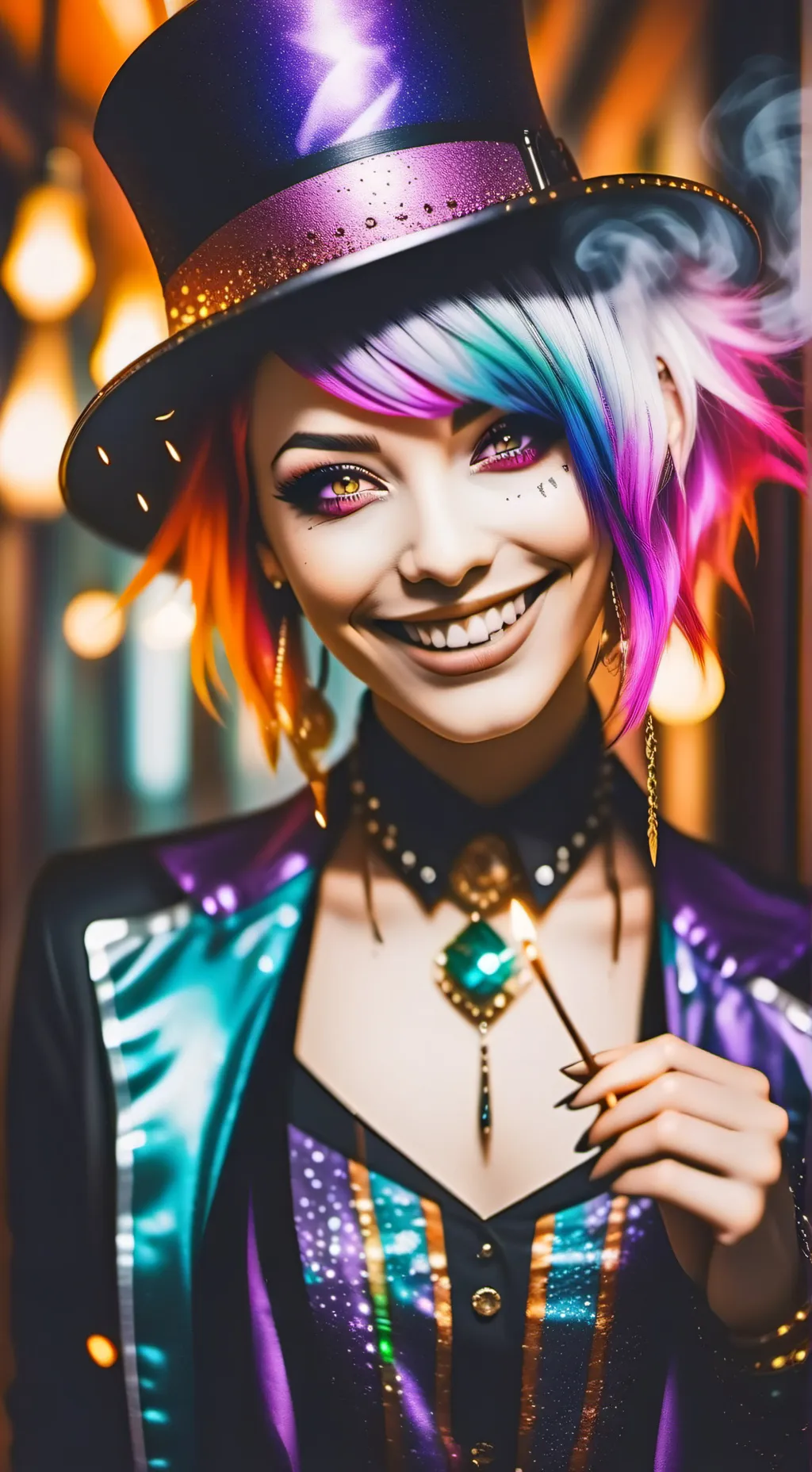 ai character: sky background