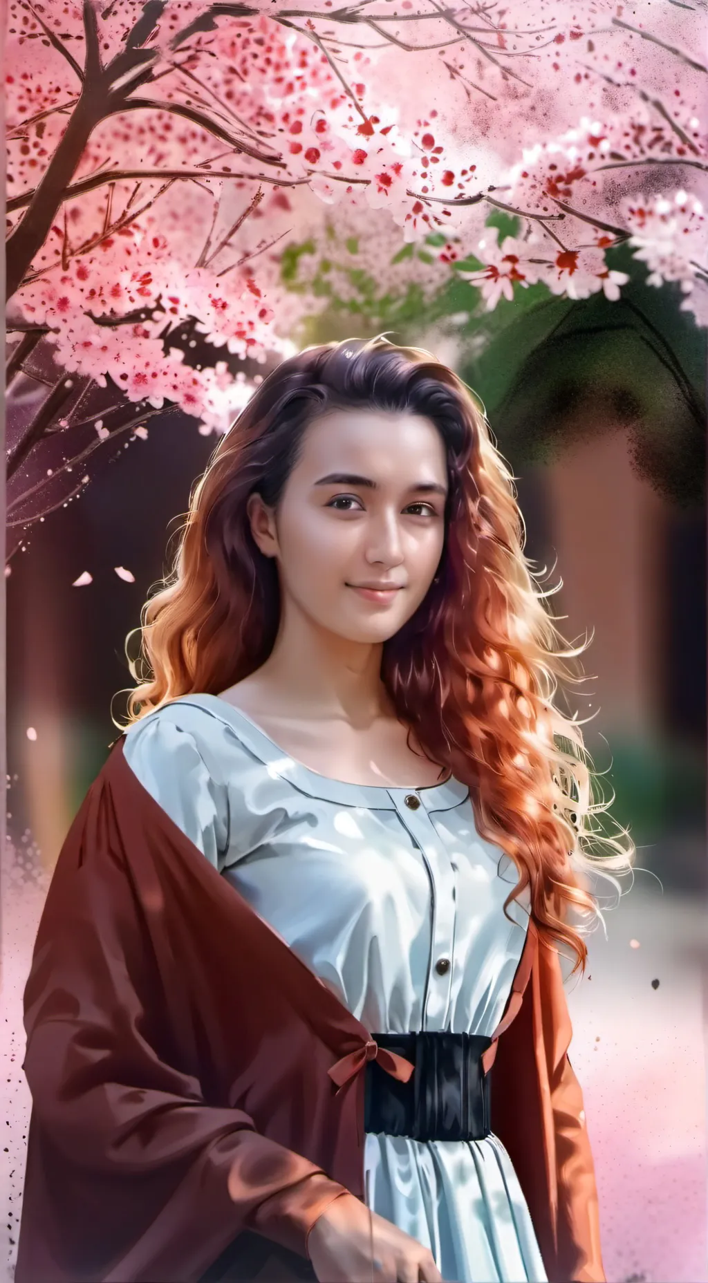 ai character: Amanda Midnight  background