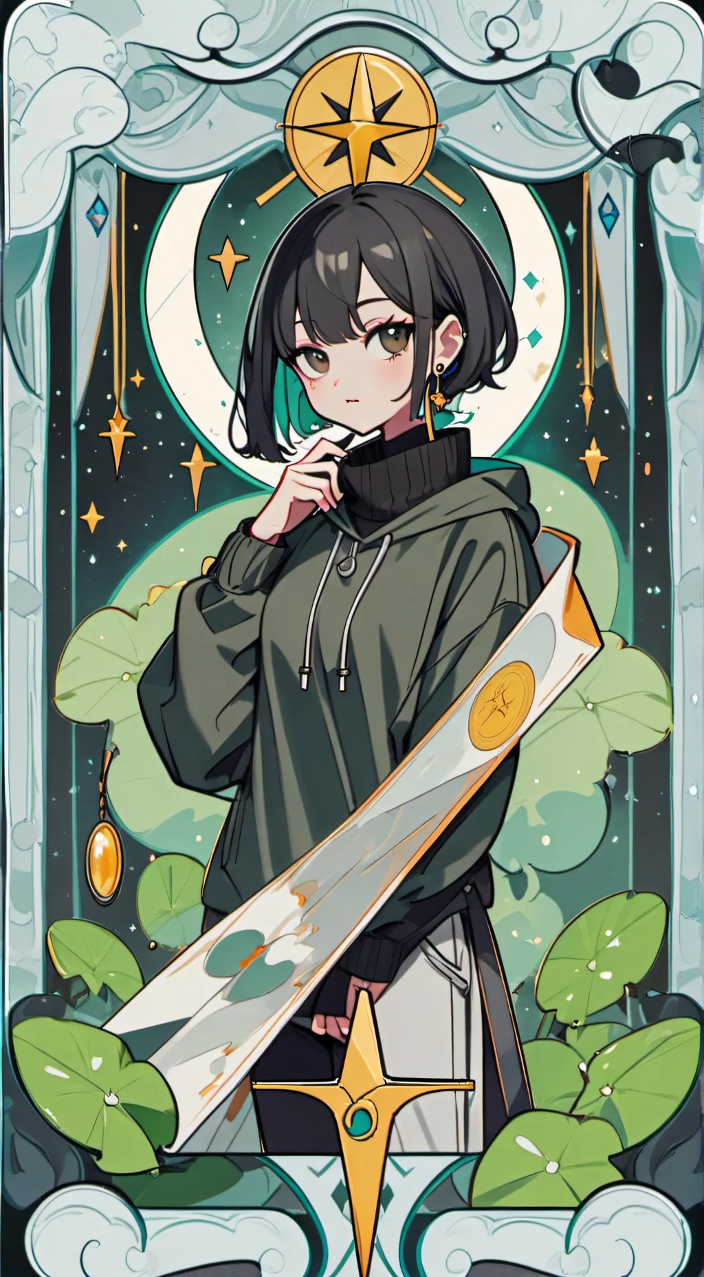 ai character: Ani (Ghost....?) background