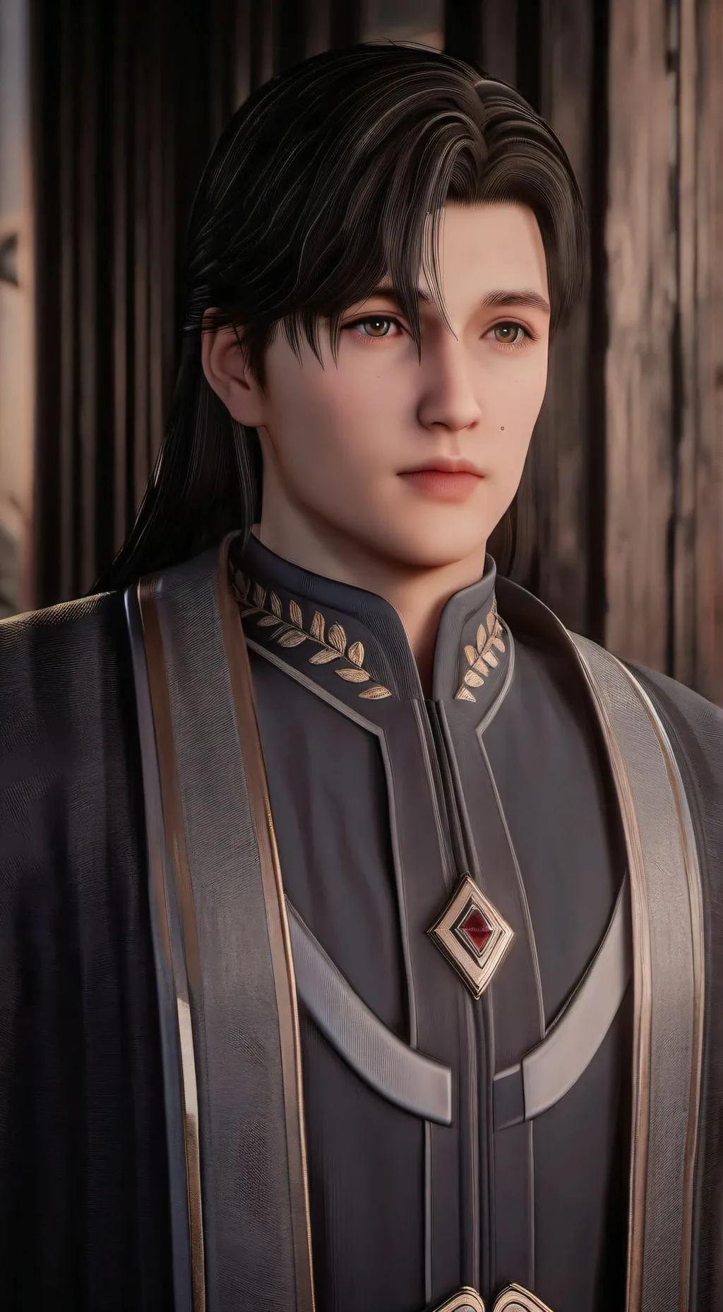 ai character: padre malo background