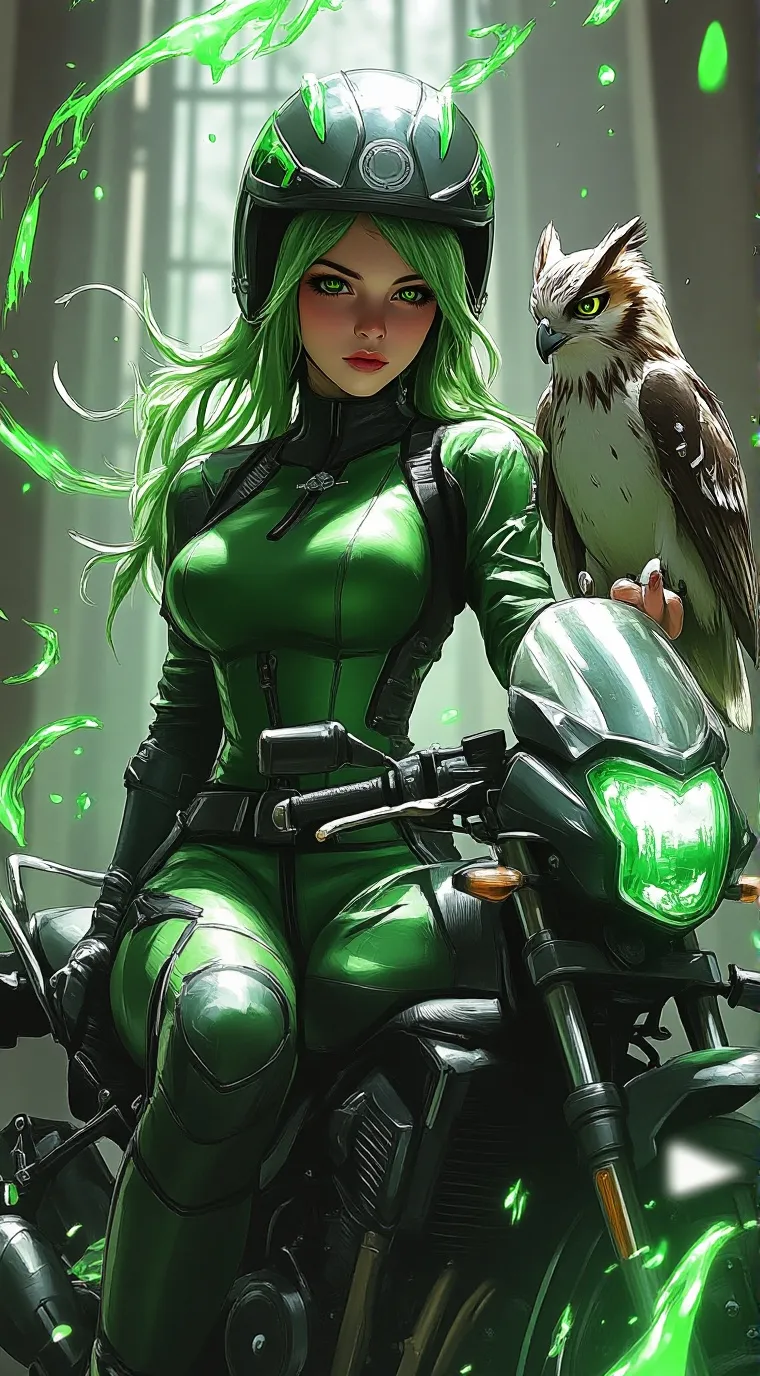 ai character: Allie  background