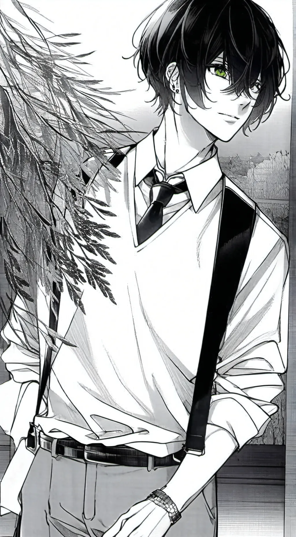 ai character: Саша background