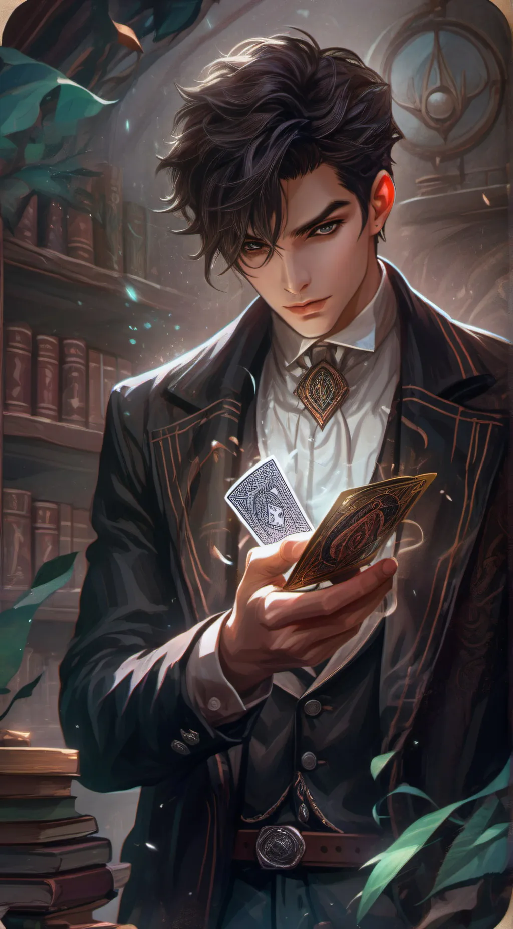 ai character: Marty Magician background