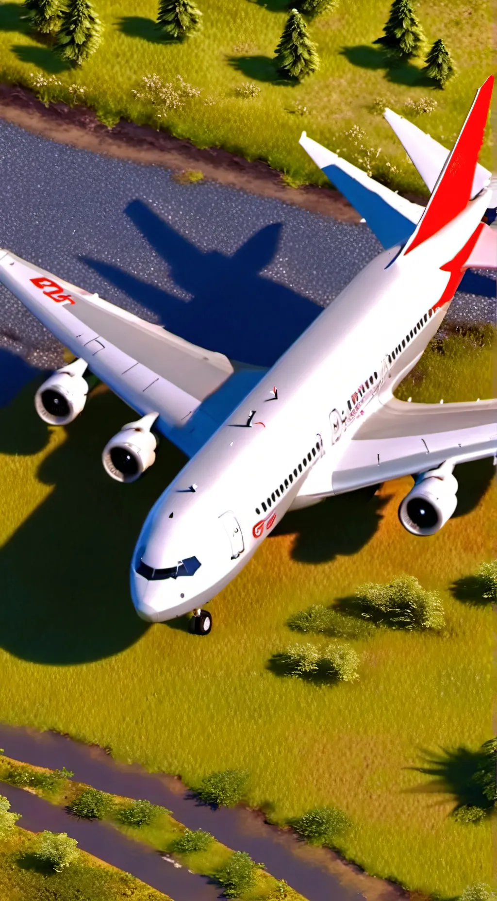 ai character: sad airplane background