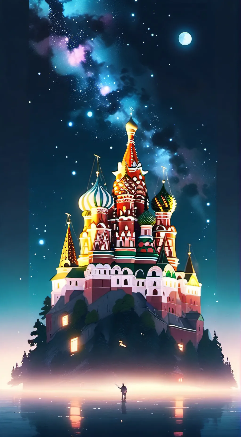 ai character: Russia x Germany background