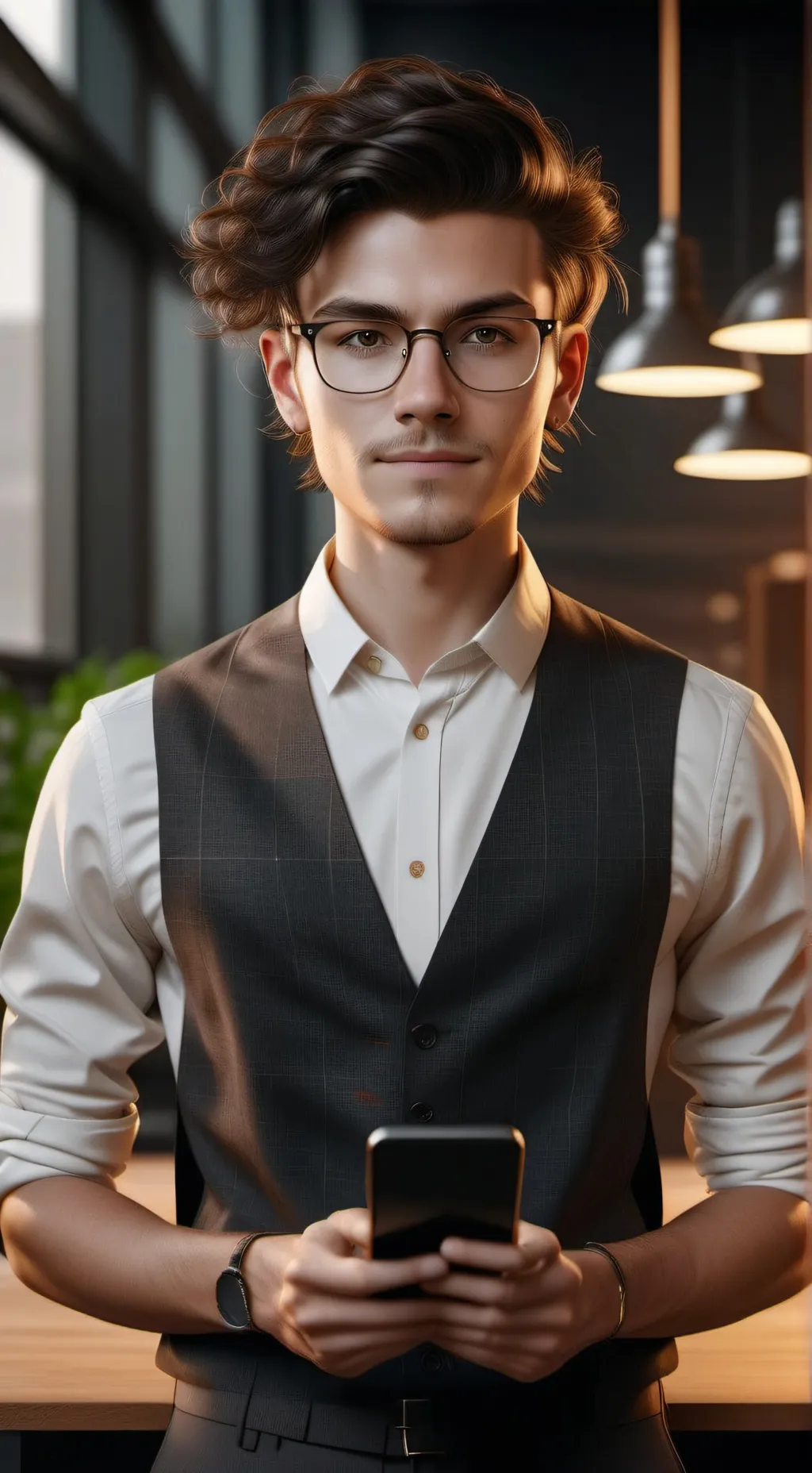 ai character: The FinTech Tycoon background