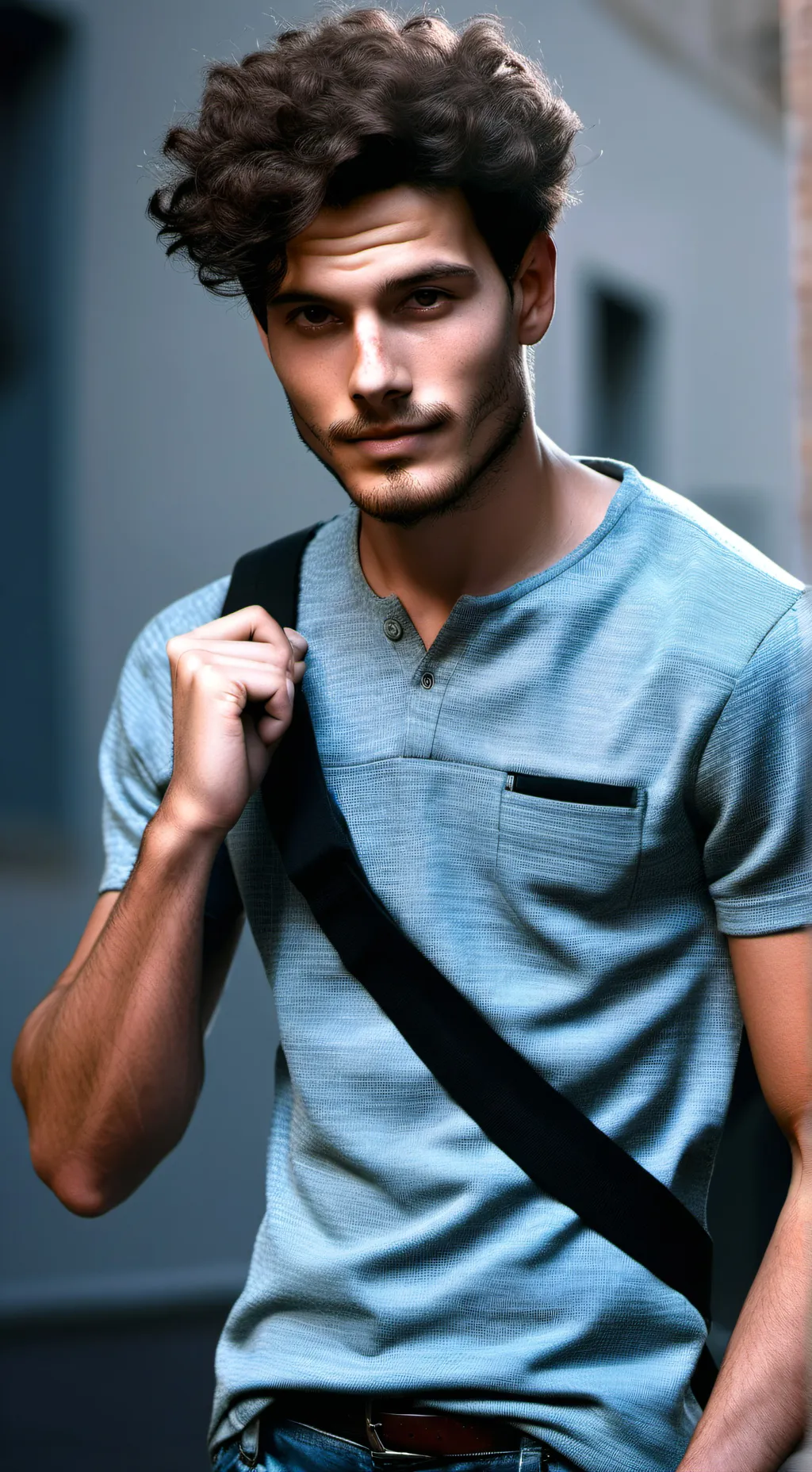 ai character: Fluffyscruffyboi  background