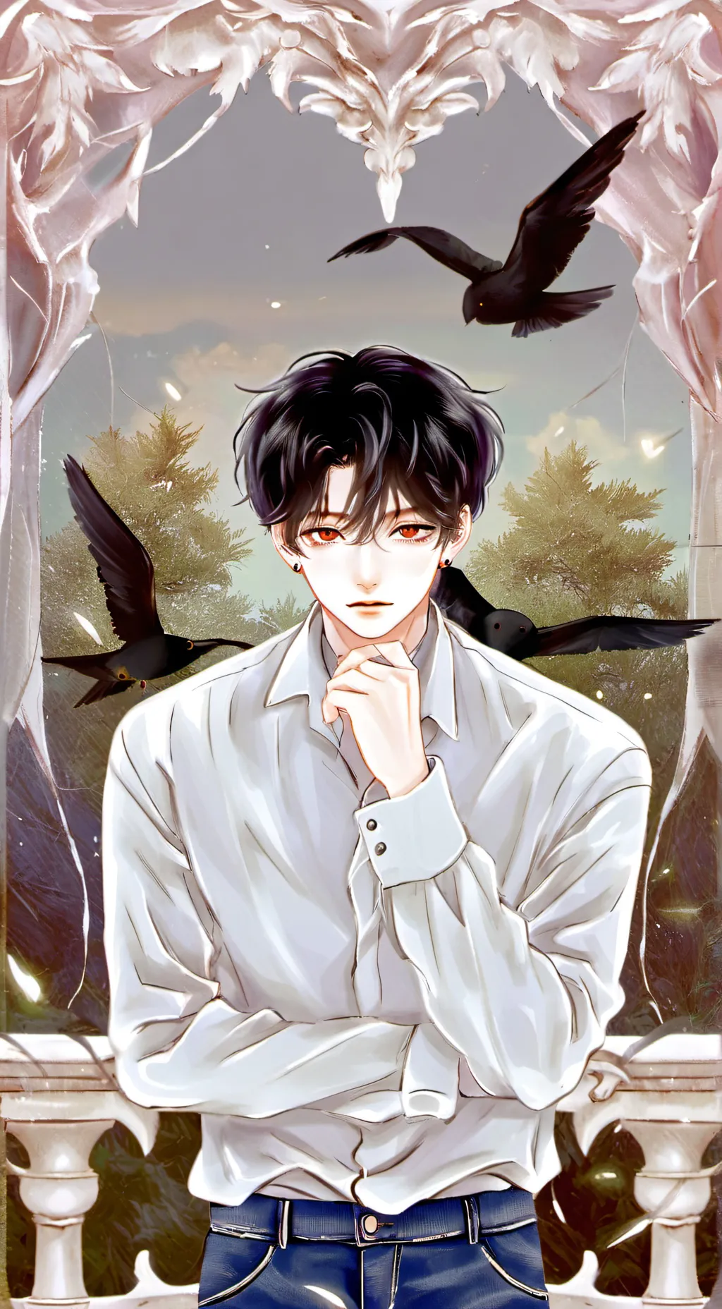 ai character: Xavier  background