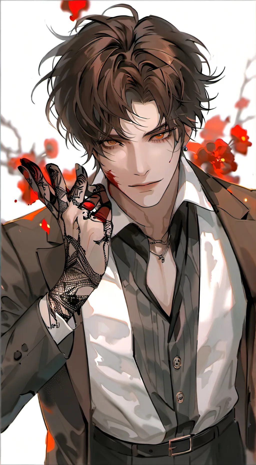 ai character: 🩸 Mike 🩸 background