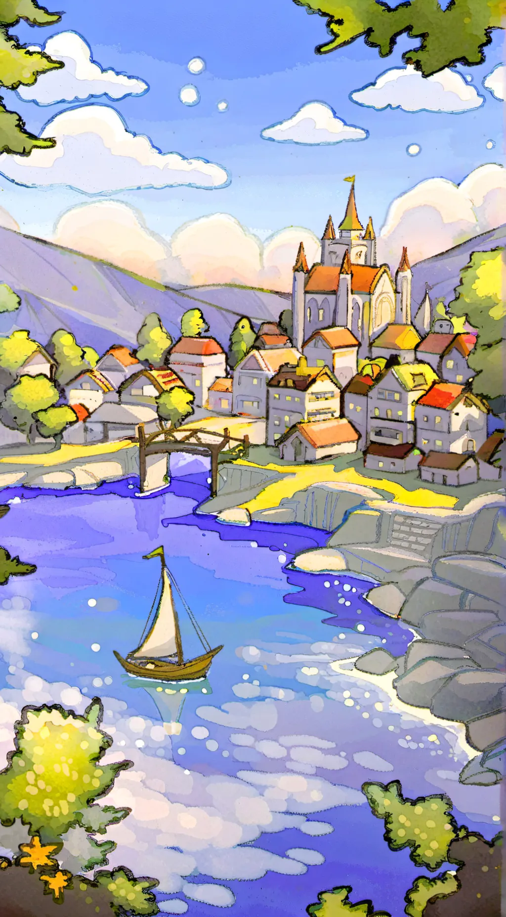 ai character: Dandy's world background