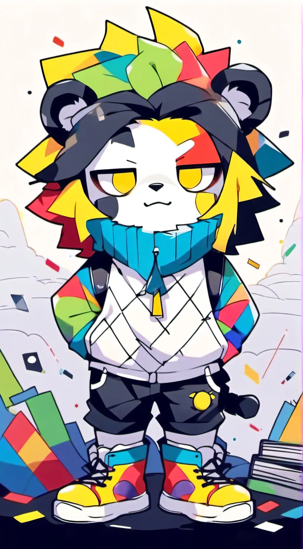 ai character: YARNABY background