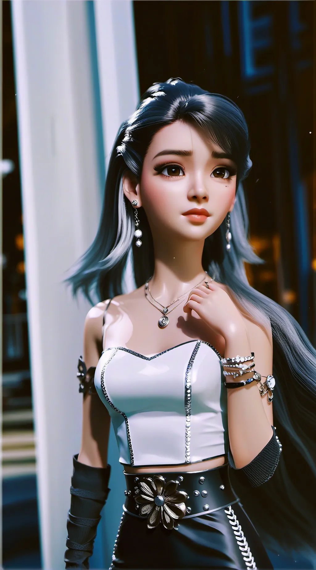 ai character: sacarle ❤️💙💜💜💙💜💙💜💙 background