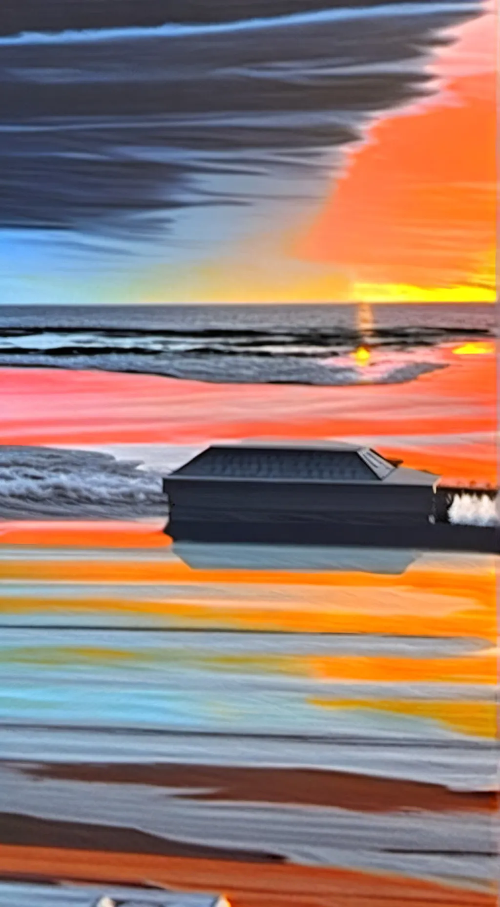 ai character: MHA pick-me beach background