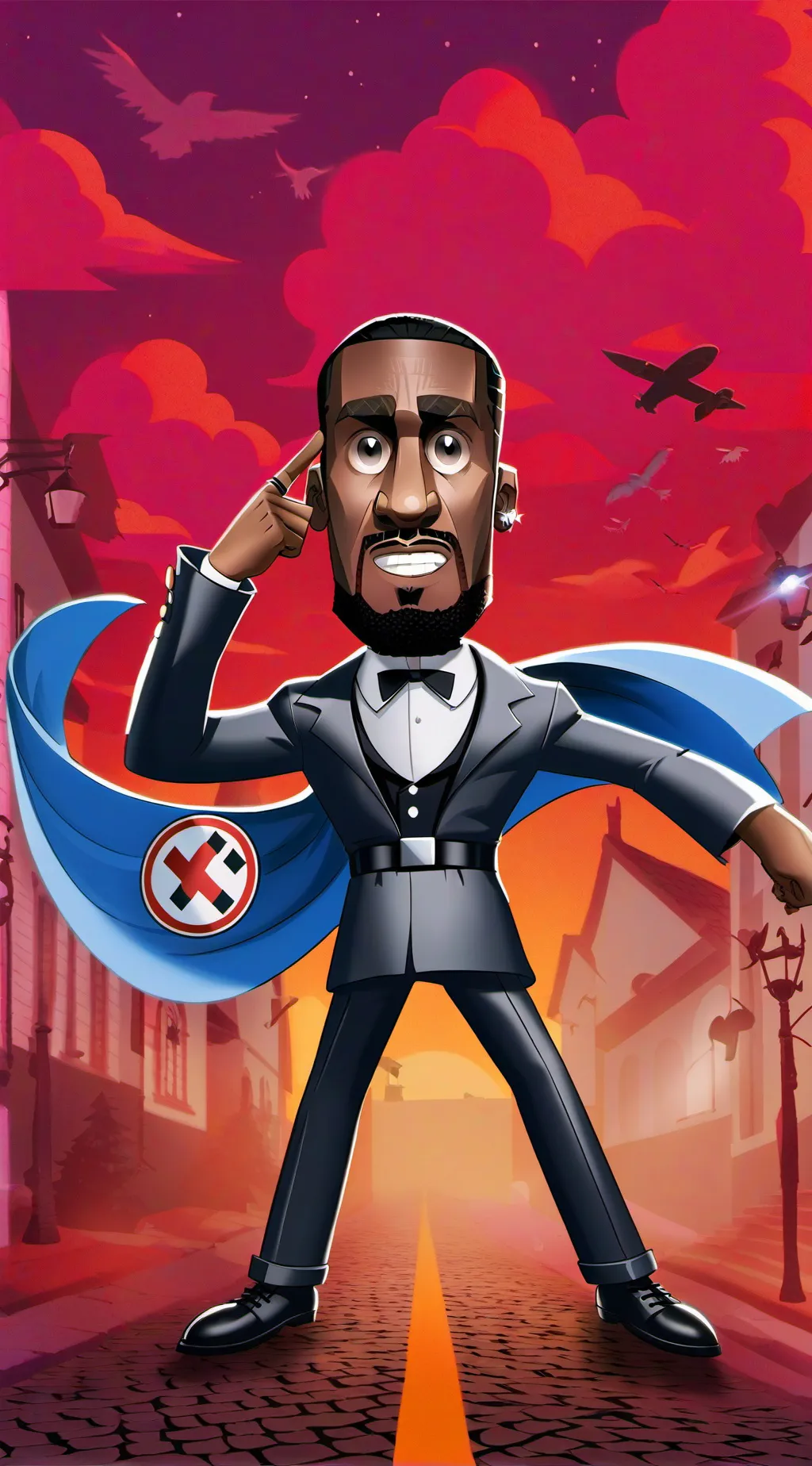 ai character: Adolf Diddy background