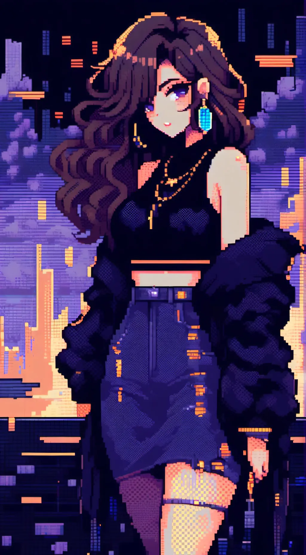 ai character: Ella  background