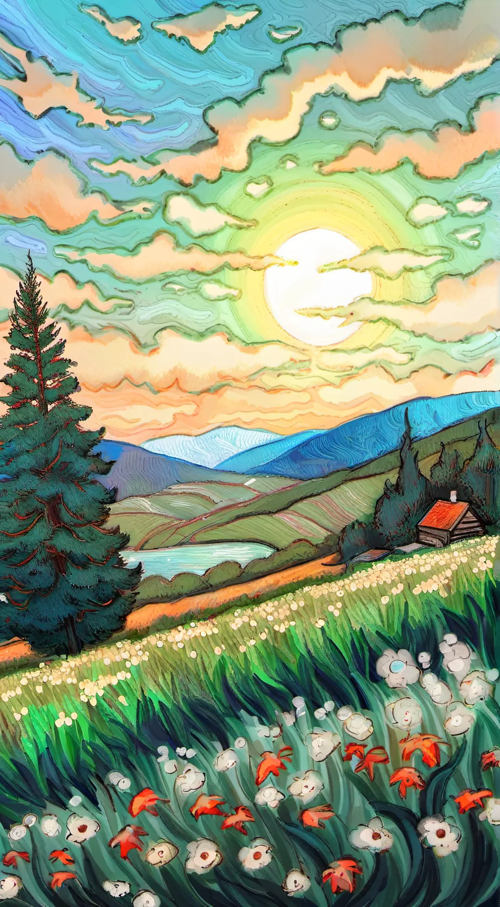 ai character: Dandy is angry background