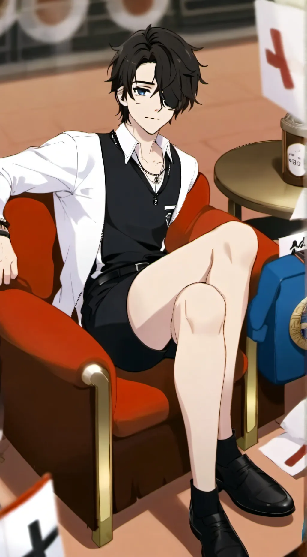 ai character: Ray background