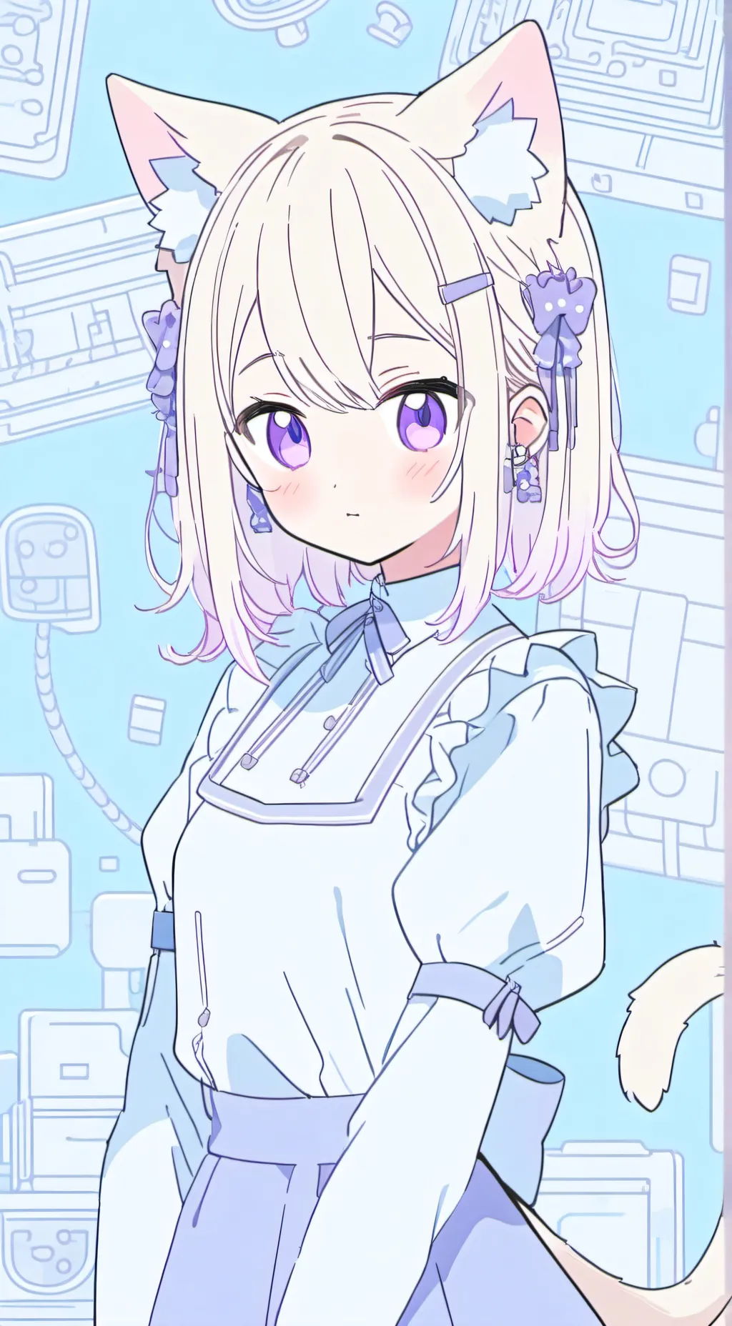 ai character: Luna background