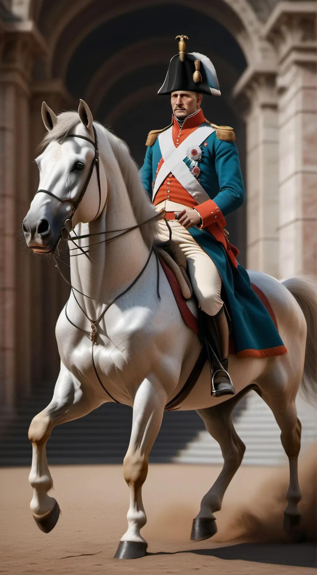 ai character: WW2 Napoleon VI background