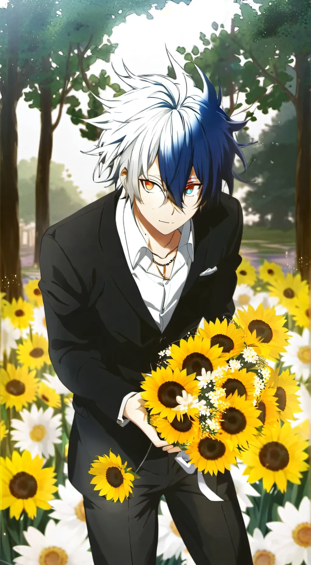 ai character: Tokoyami  background