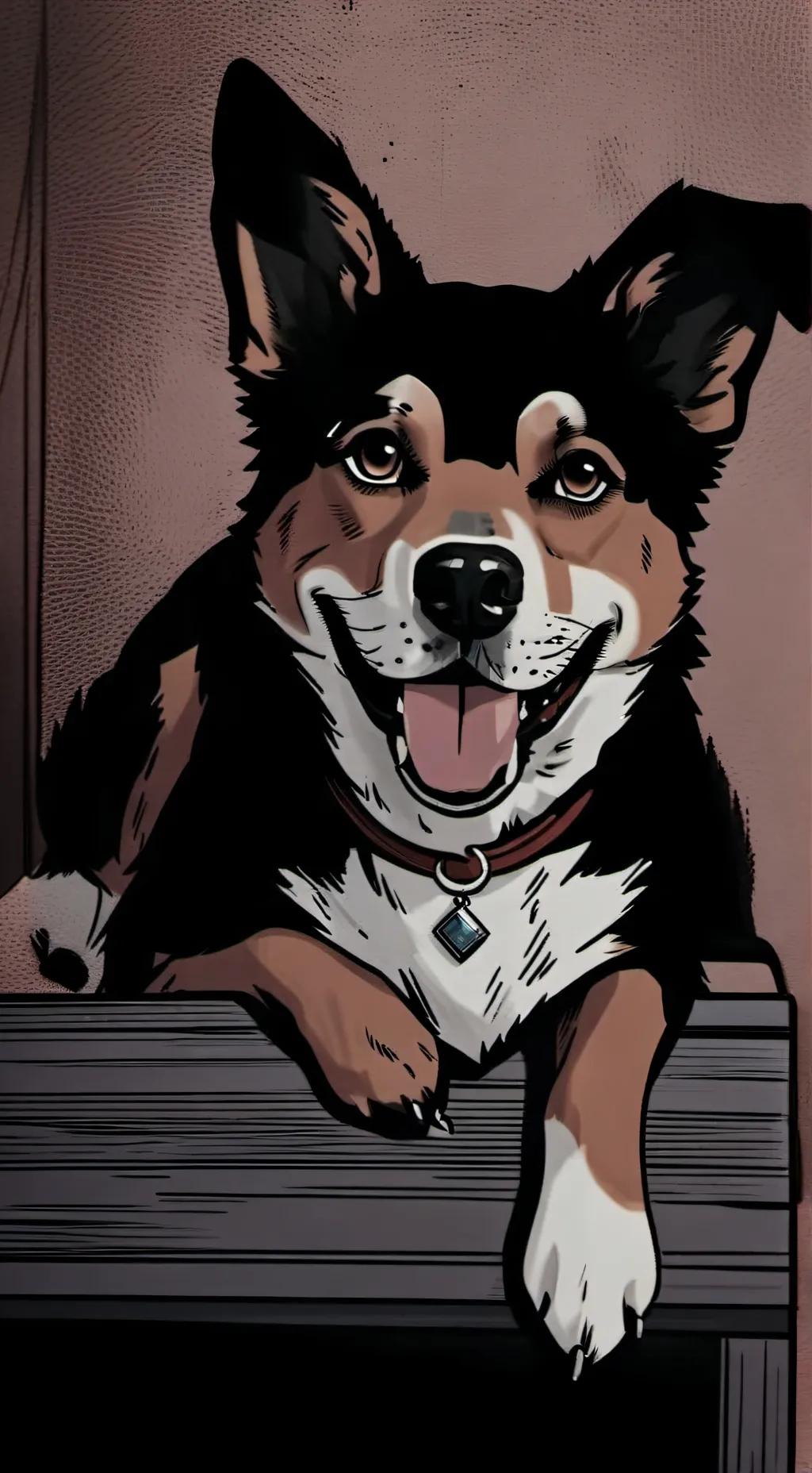 ai character: doggiee background