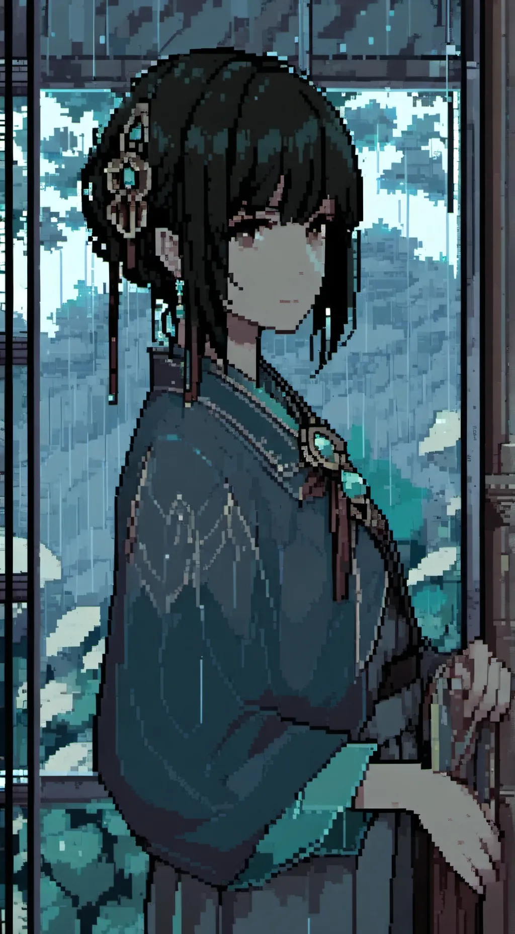 ai character: Mha period  background