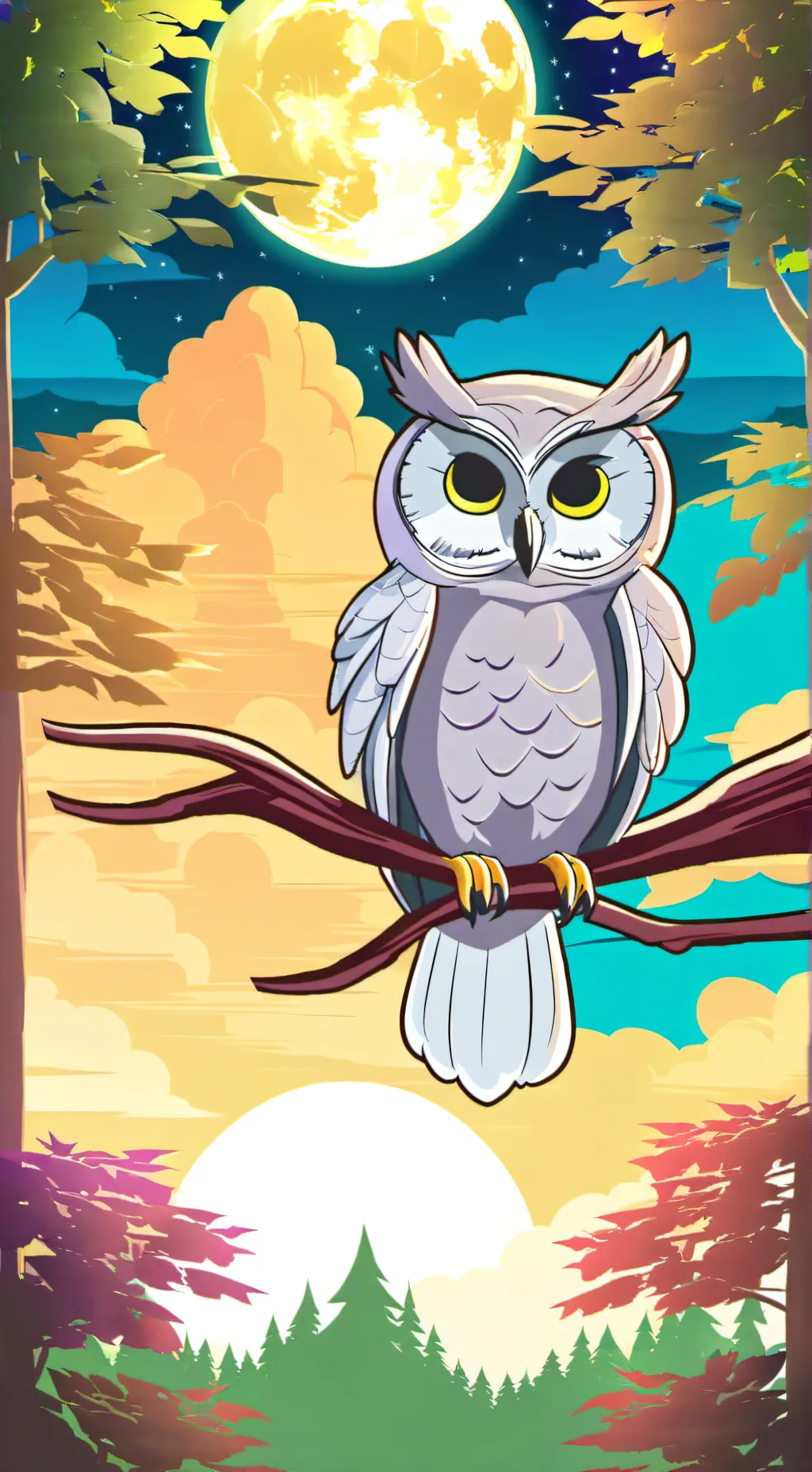 ai character: The Owl House! background