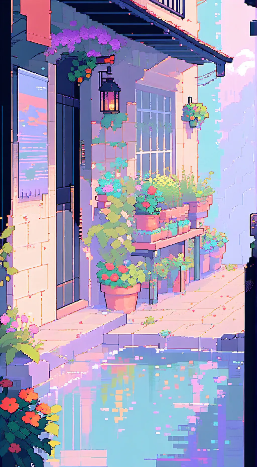 ai character: escola de híbrido background