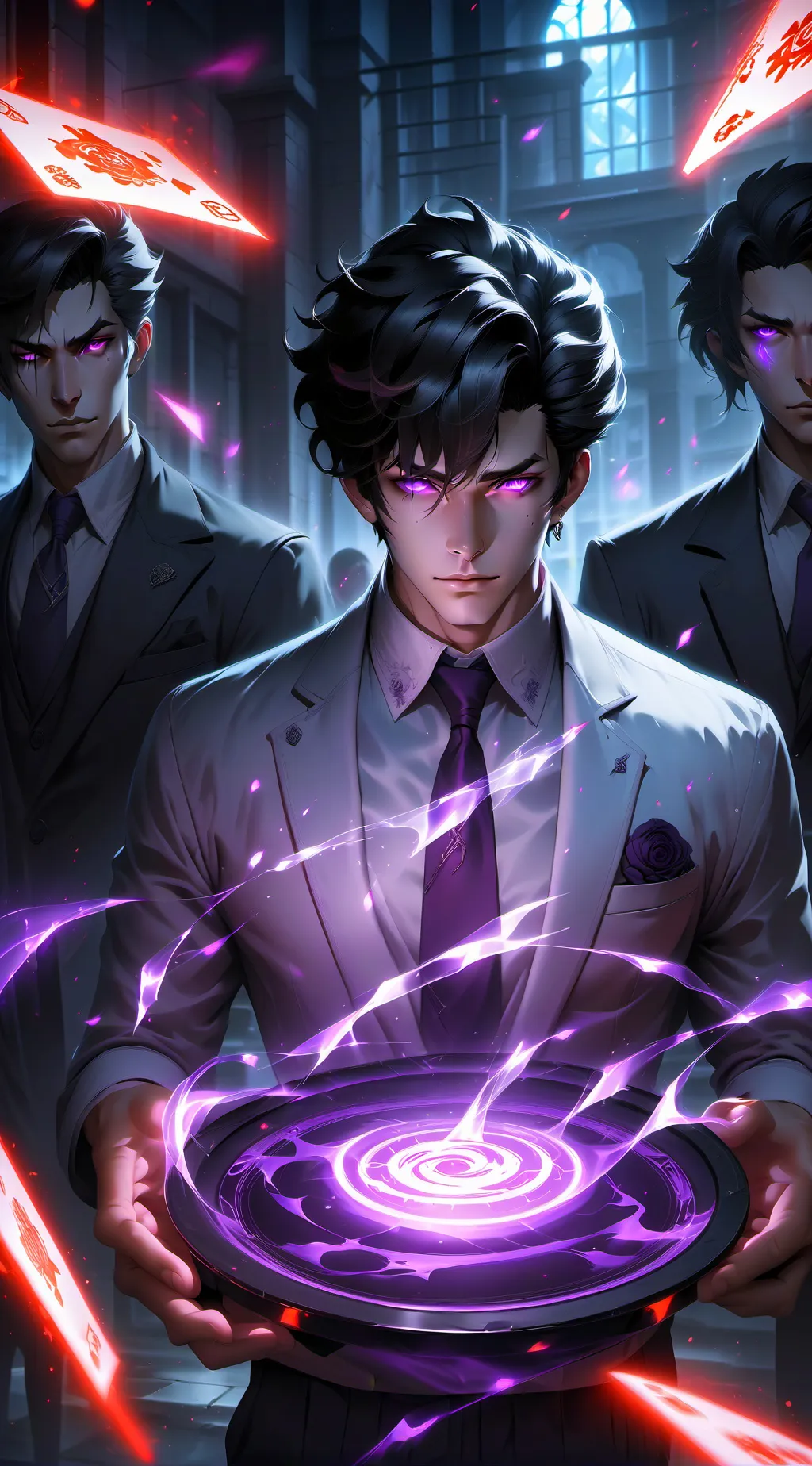 ai character: Shaun Morris  background