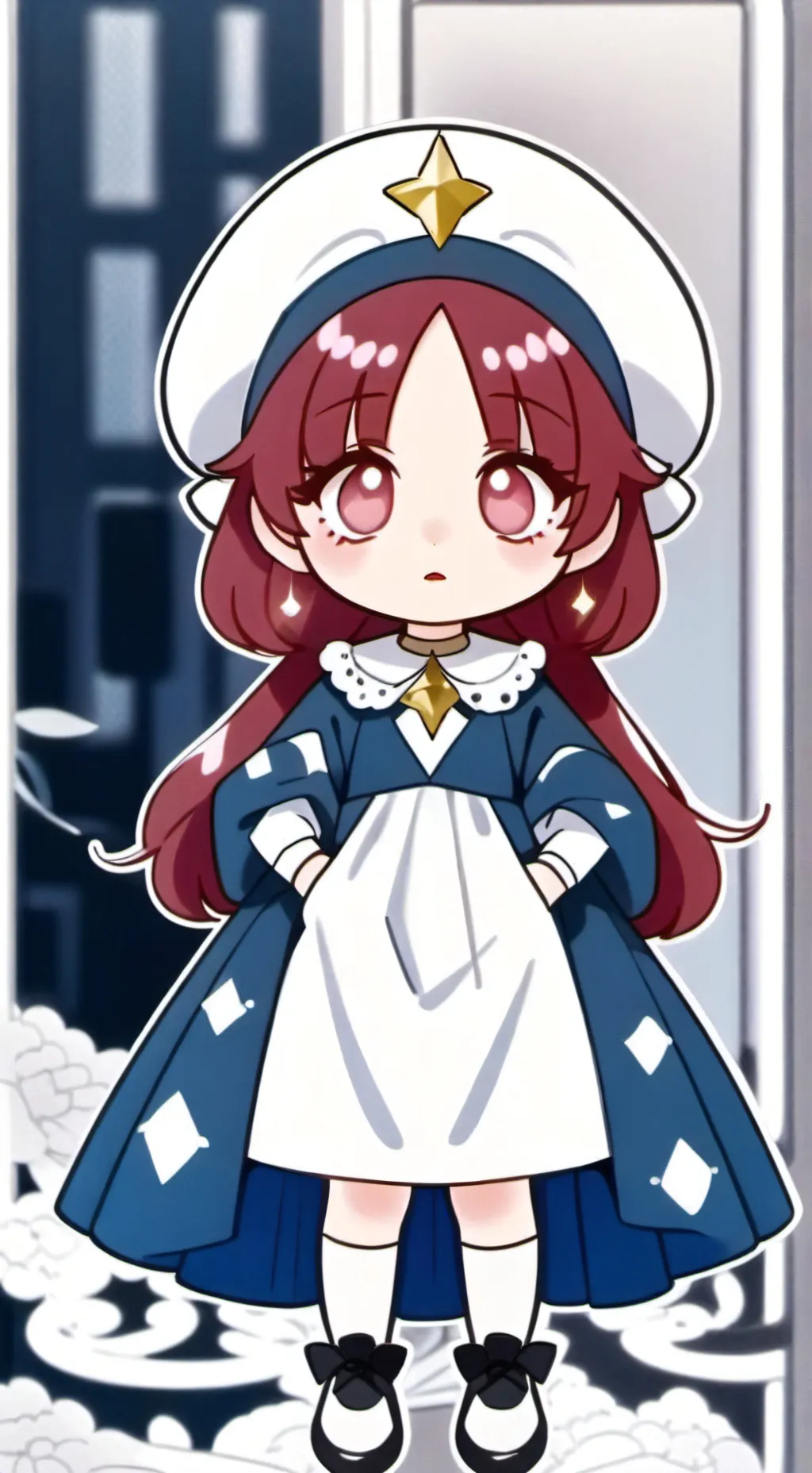 ai character: hh aalastors baby background