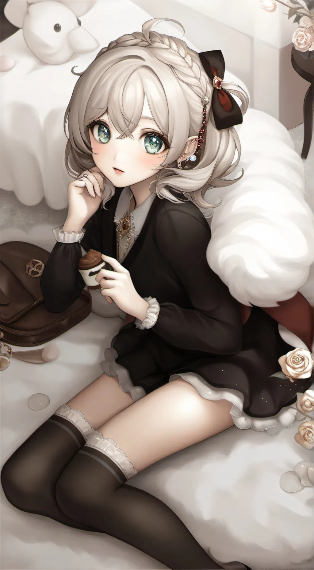 ai character: Lily  background