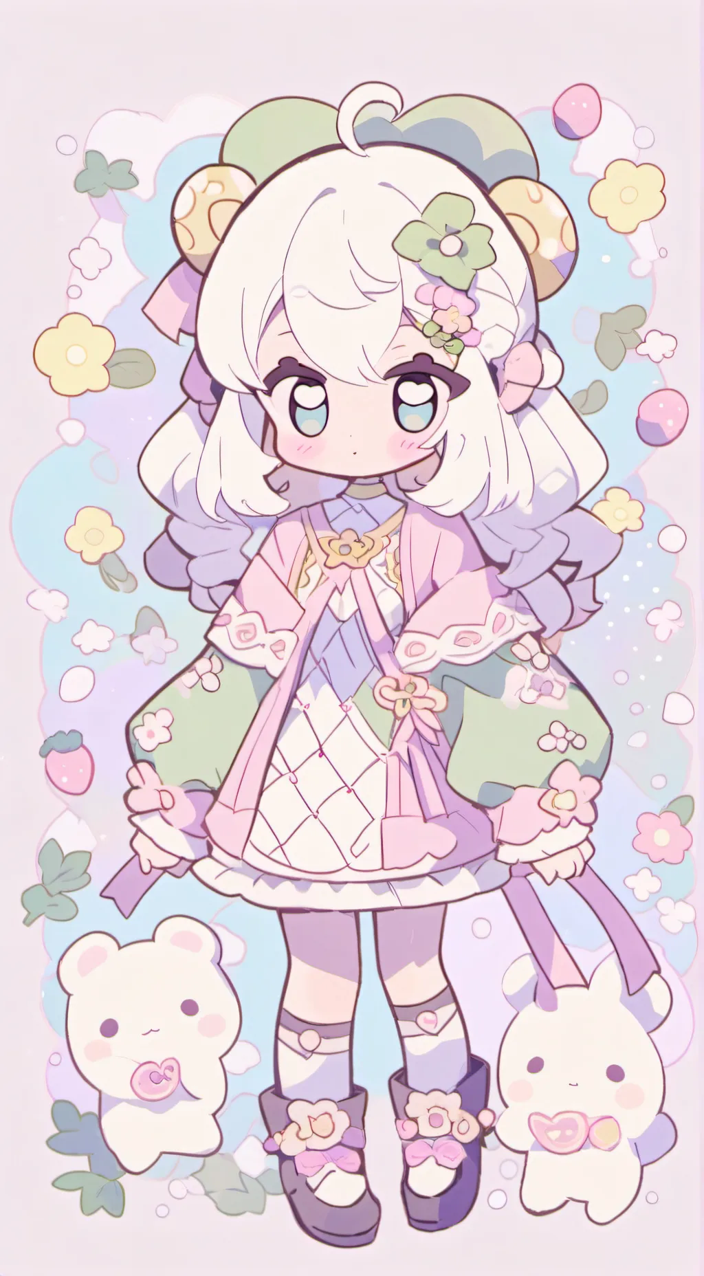 ai character: Хлеб 🍞 background