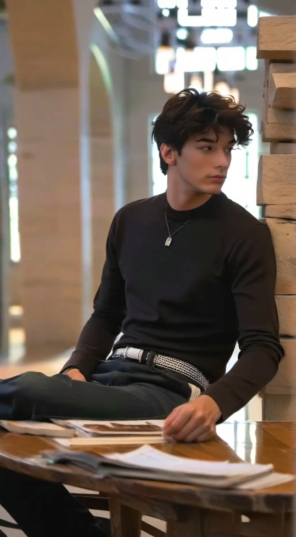 ai character: Aaron, Peggs background