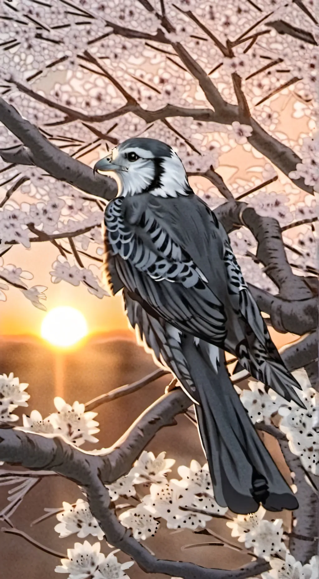 ai character: neko pigeon background