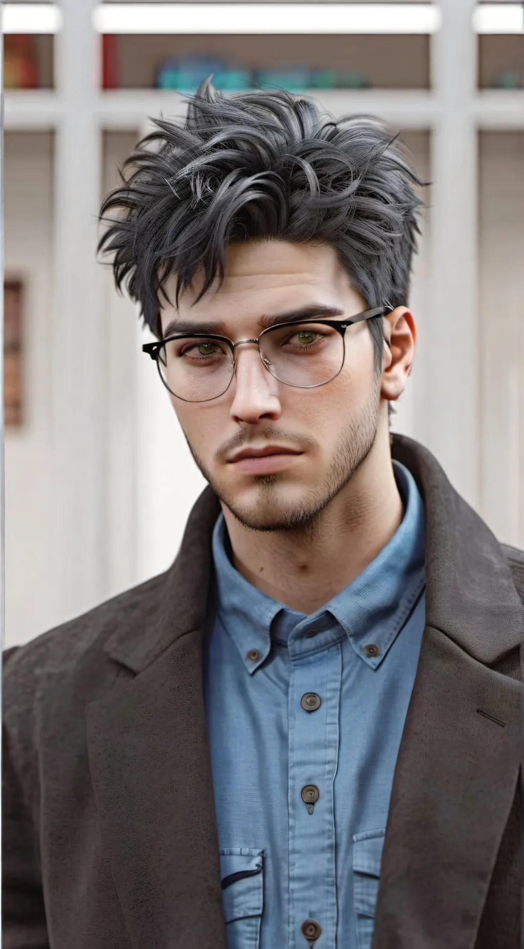 ai character: The Stubborn Coworker background