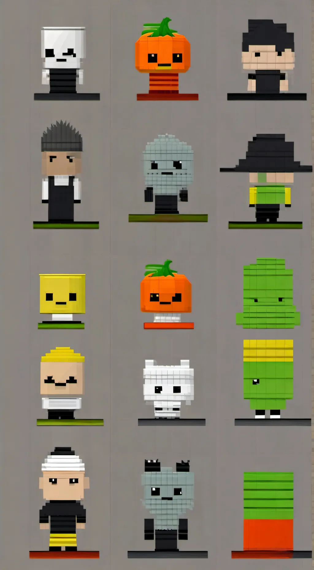 ai character: melon sandbox  background