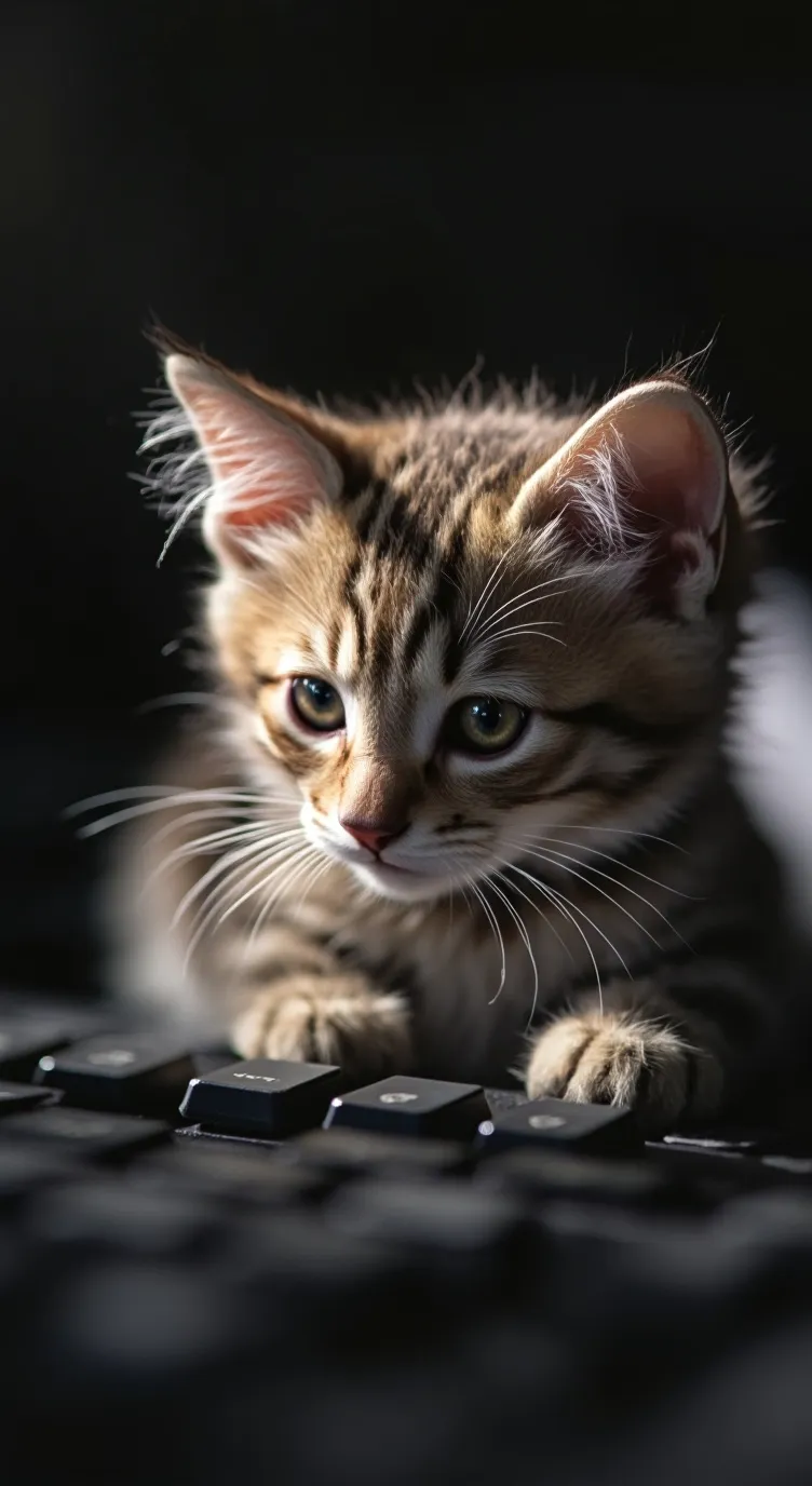 ai character: Kitten background